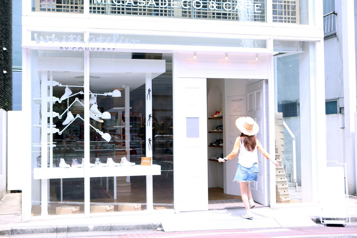 White Atelier BY CONVERSE in Harajuku 