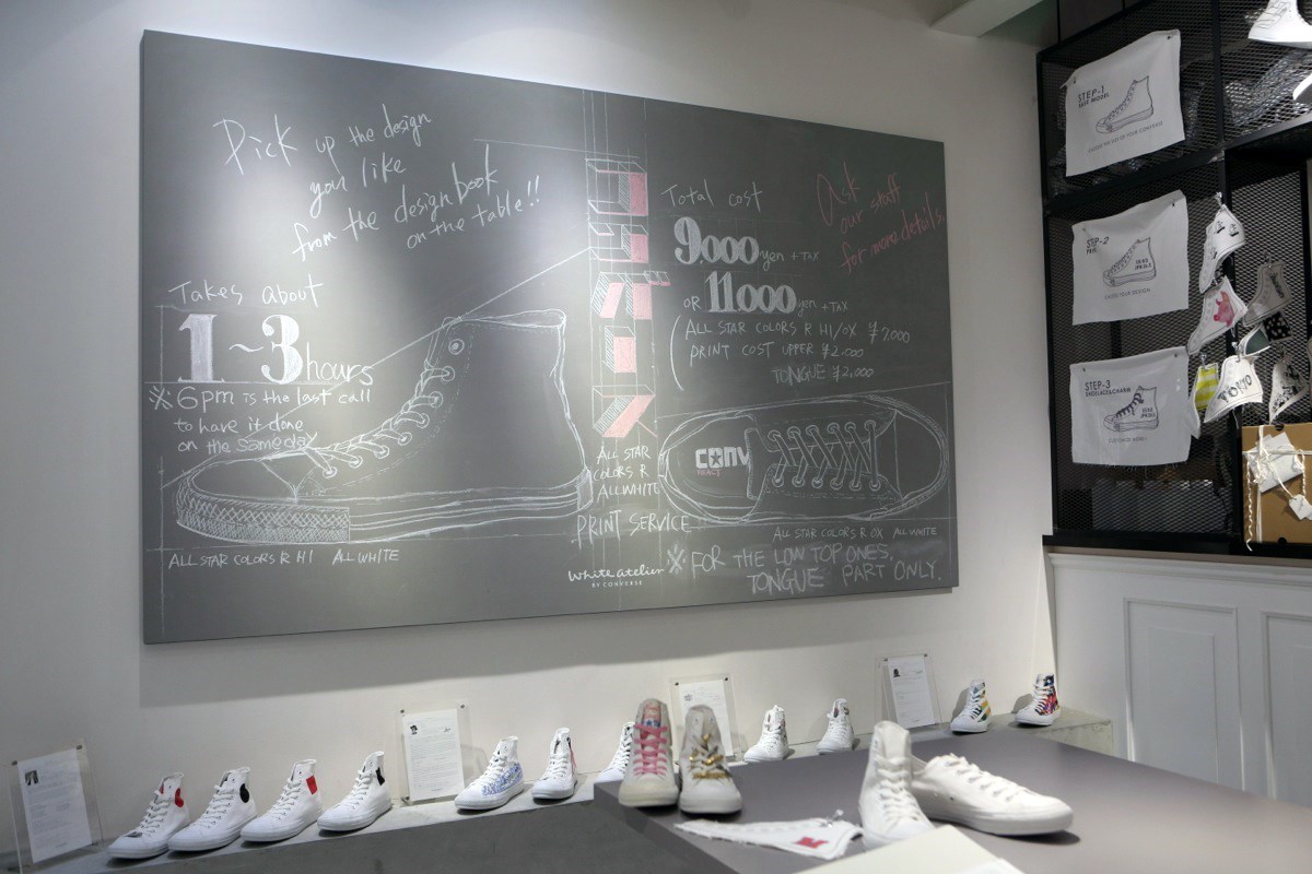 Let S Make Your Original Converse Shoes At White Atelier By Converse In Harajuku Openrice Japan